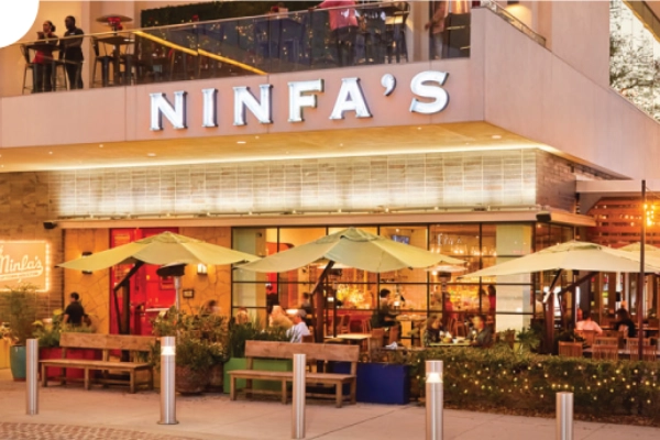 A plate of sizzling fajitas from Ninfa’s on Navigation