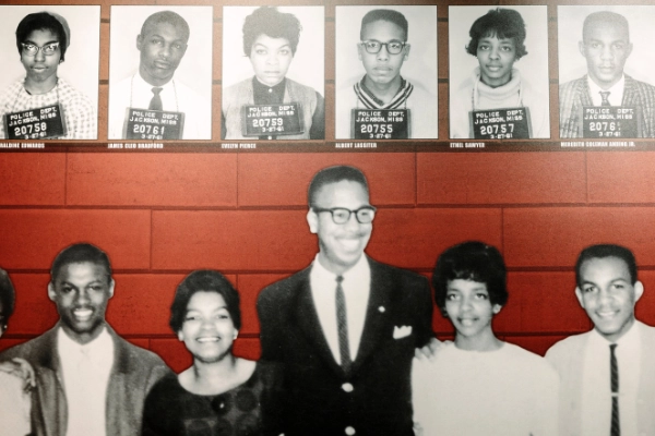 An interactive exhibit at the Mississippi Civil Rights Museum