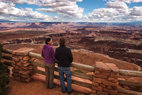 A panoramic view from Grand View Point