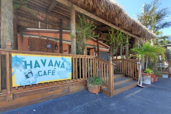 A plate of classic Cuban food from Havana Café of the Everglades