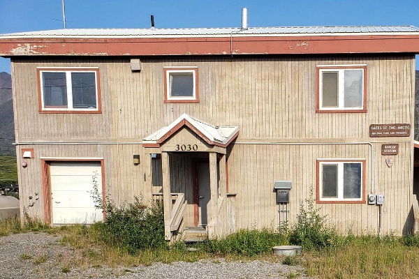 The historic 1920s ranger cabin at Anaktuvuk Pass