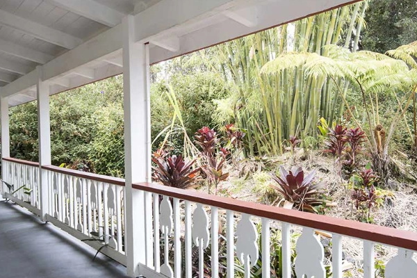 The quiet and affordable Lokahi Lodge surrounded by rainforest
