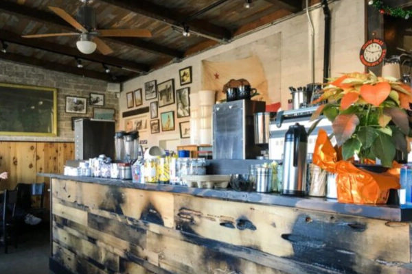 A delicious breakfast from the funky Crossroads Café