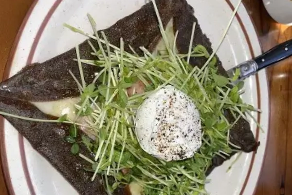 An eclectic farm-to-table dish from La Copine