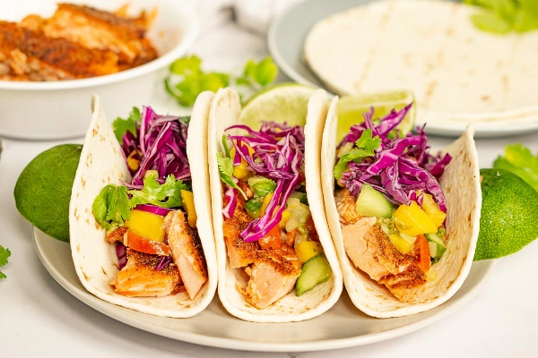A dish of trout tacos from the Gateway Restaurant