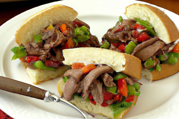 A grab-and-go moose sandwich from the Kotzebue General Store Deli