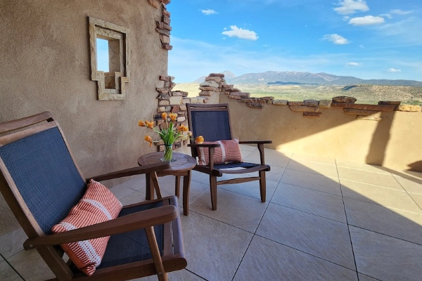 Affordable rooms in a rustic guest ranch setting