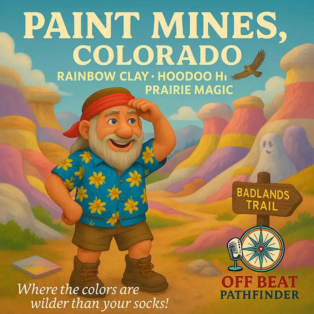 Paint Mines Colorado Rainbow Clay Badlands