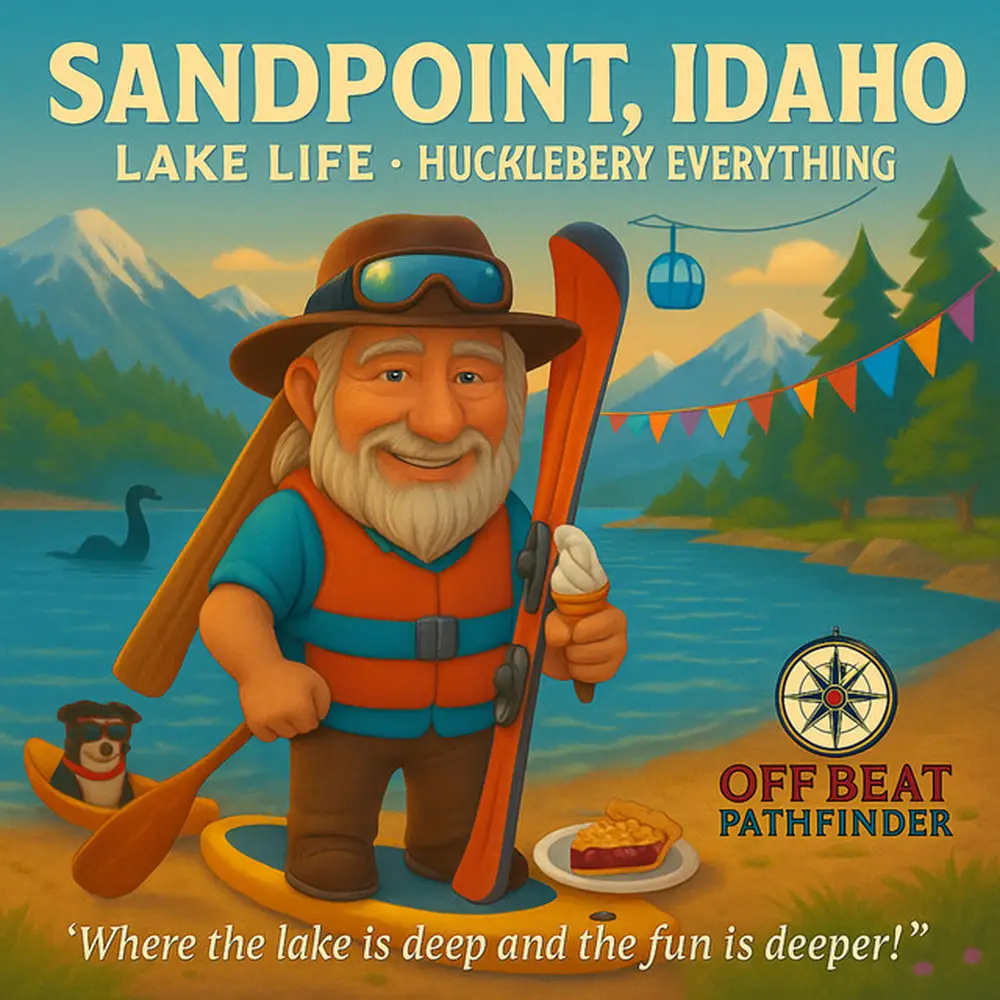 Sandpoint Idaho Lake Town Ski Vibes