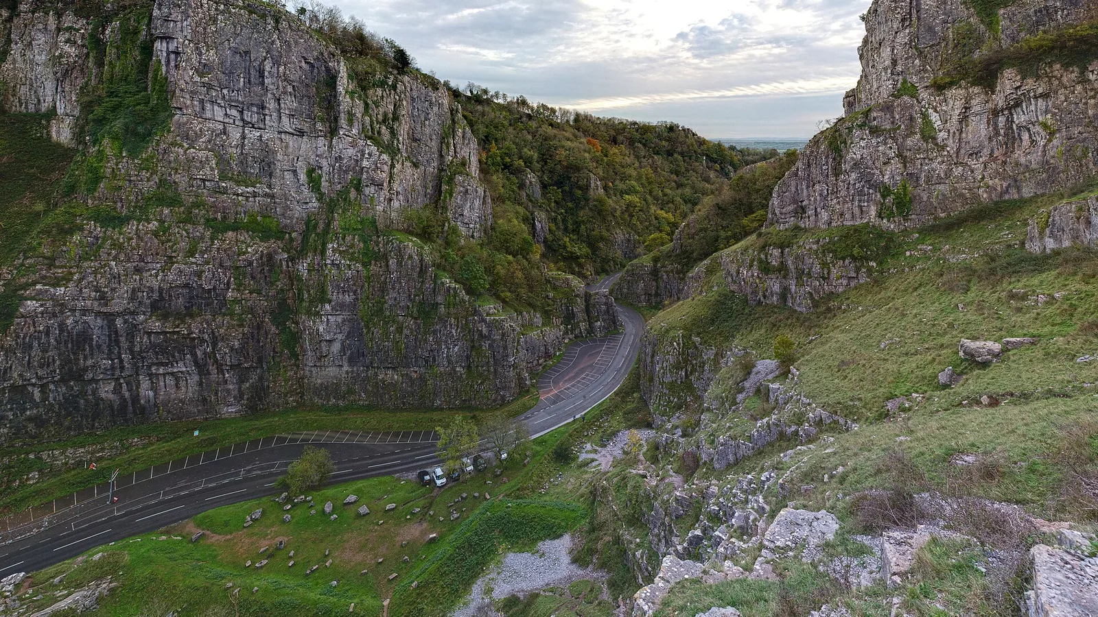 Cheddar Gorge, England destination view