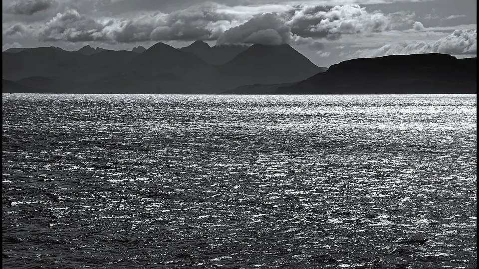 Applecross Highlands destination photo: Applecross Bay ^ The Cuillins. - panoramio