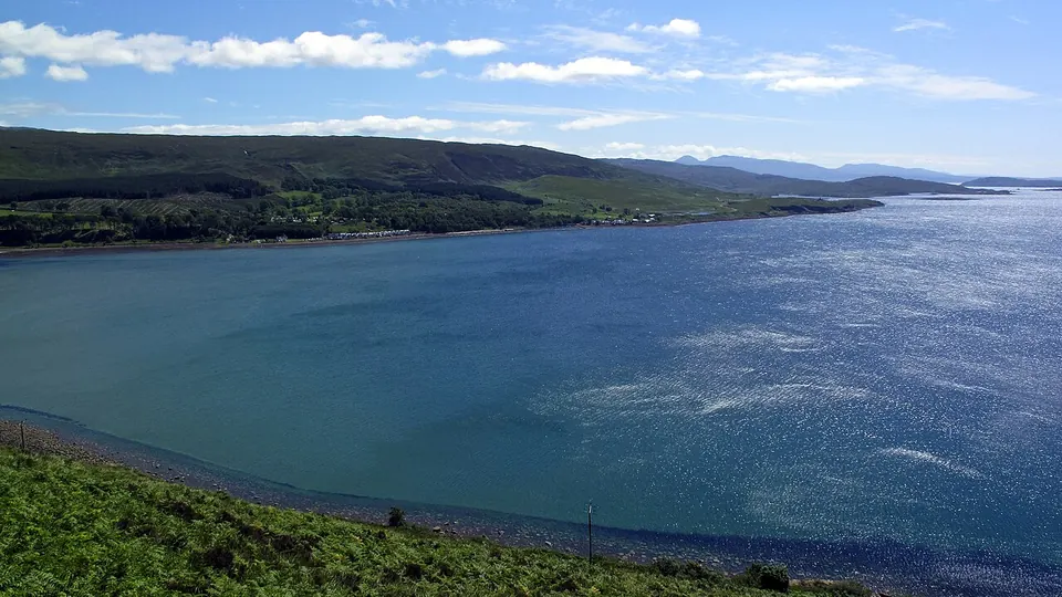 Applecross Highlands destination photo: Applecross Bay with Applecross village and Milltown on the far shore. - panoramio