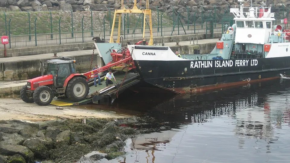 Ballycastle and the Glens of Antrim destination photo: Rathlin Island ferry at Ballycastle