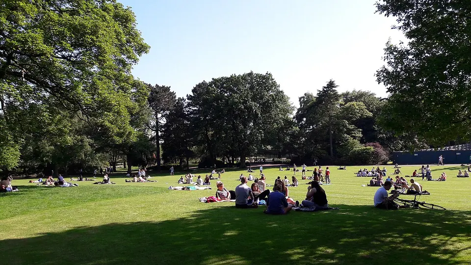 Belfast destination photo: Green in Queen's University Belfast