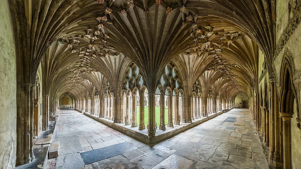 Canterbury destination photo: Canterbury Cathedral Cloisters, Kent, UK - Diliff