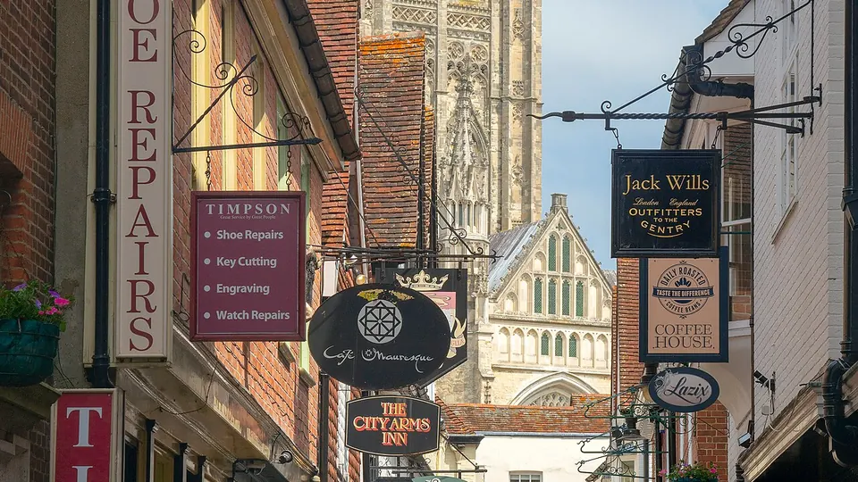Canterbury destination photo: Butchery Lane Canterbury Cathedral 7545