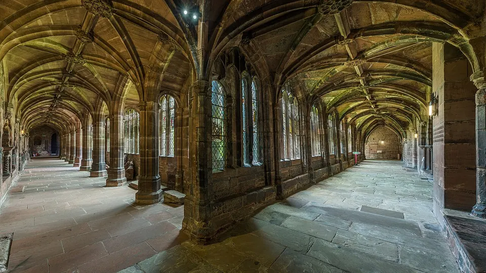Chester destination photo: Chester Cathedral Cloister, Cheshire, UK - Diliff