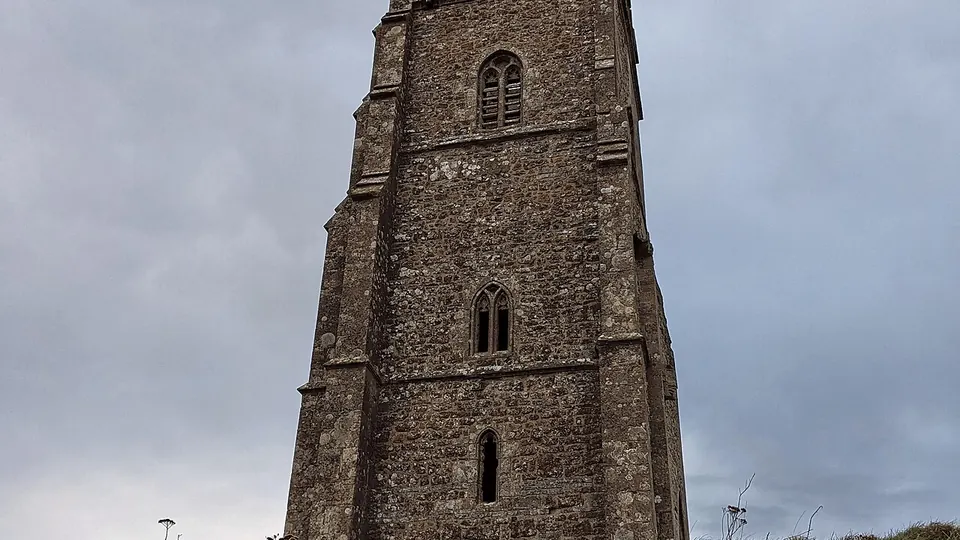 Glastonbury destination photo: Glastonbury Tor, View from Rear Path