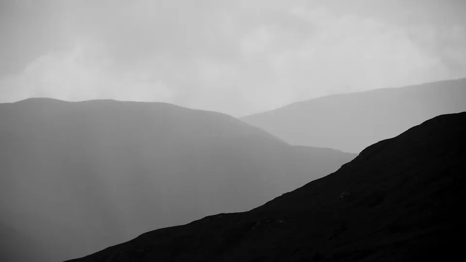 Inverness and the Scottish Highlands destination photo: Mountain silhouettes in the Scottish Highlands