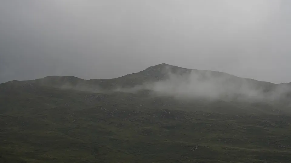 Isle of Skye destination photo: Clouded Mountain in Isle of Skye