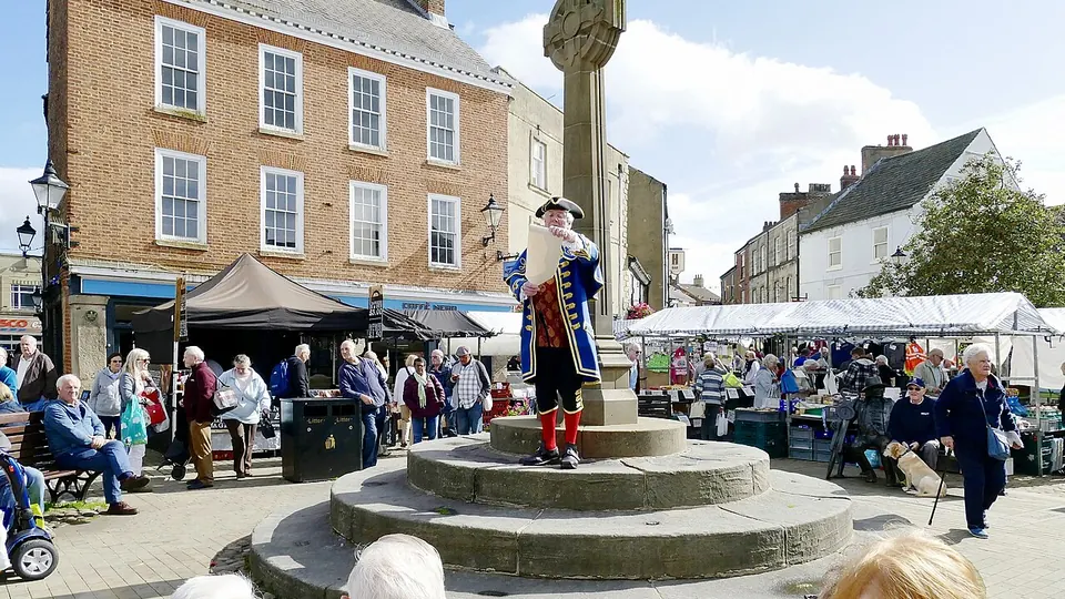 Knaresborough destination photo: Knaresborough town crier arp