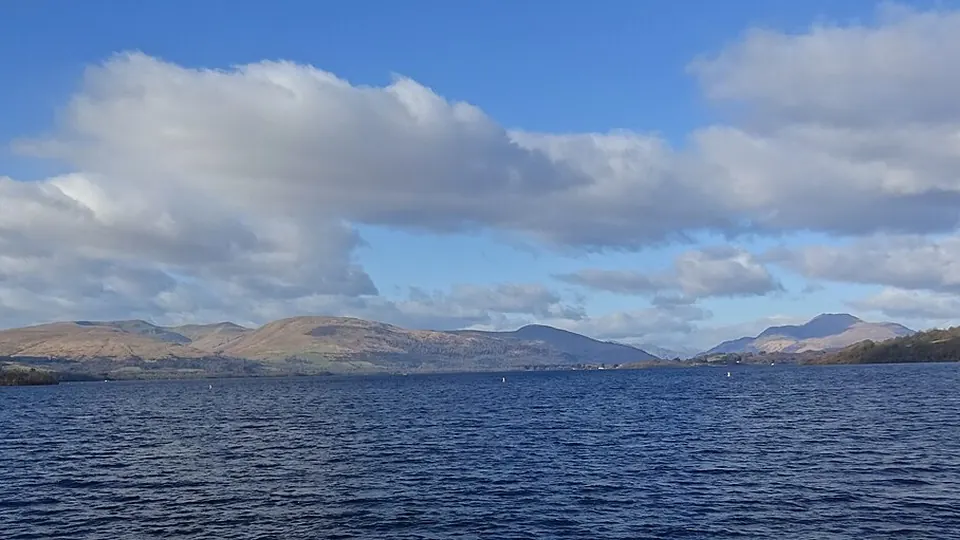 Loch Lomond destination photo: Ben Lomond and the loch from Balloch Pier, West Dunbartonshire