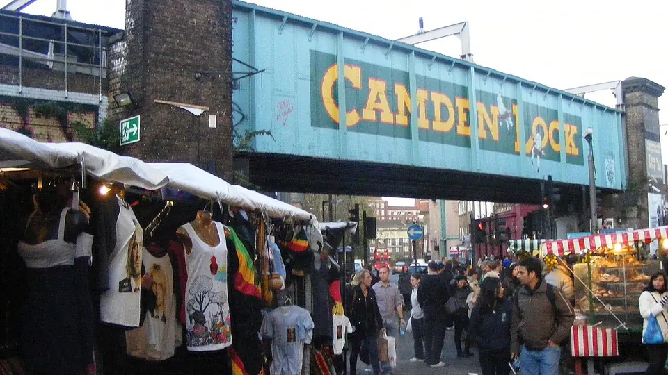 London destination photo: Camden markets entrance