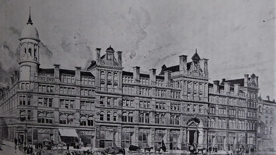 Manchester destination photo: Corn, Grocery & Produce Exchange, Manchester, c.1902