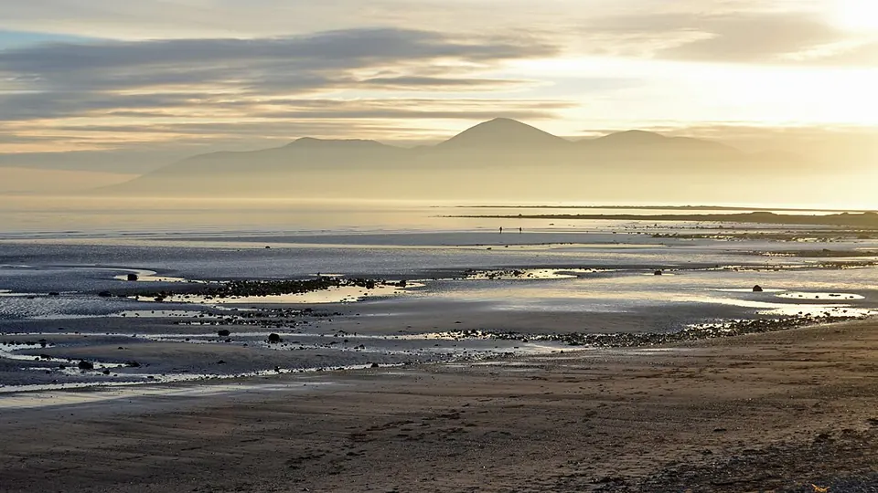 Mourne Mountains destination photo: From Minerstown looking back to the Mournes - the South Down Coast