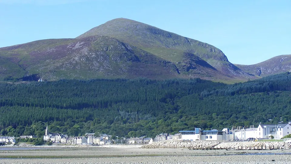 Mourne Mountains destination photo: Newcastle and Slieve Donard from the beach