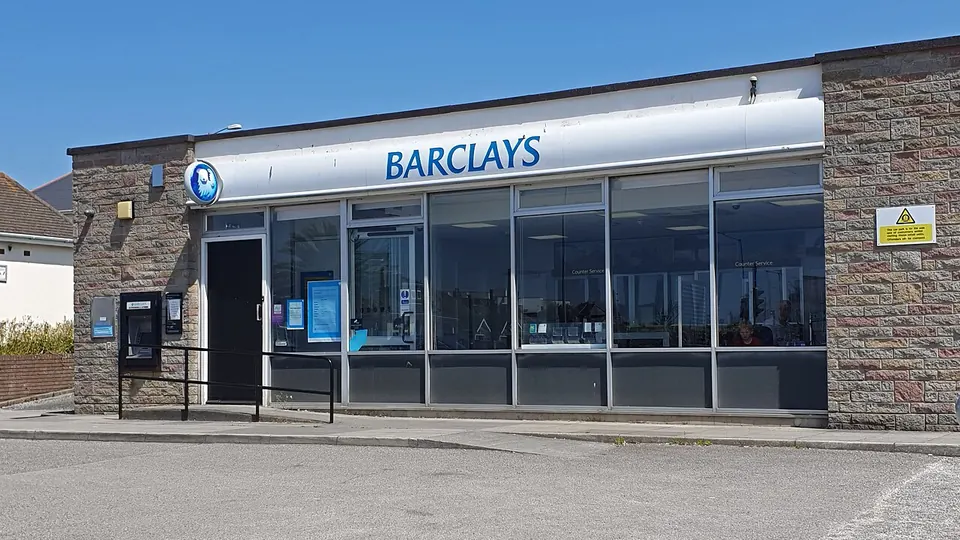 Newquay, Cornwall destination photo: Barclays Bank, Chester Road, Newquay, Cornwall - May 2023