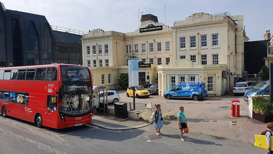 Newquay, Cornwall destination photo: Great Western Hotel, Newquay, Cornwall - September 2022