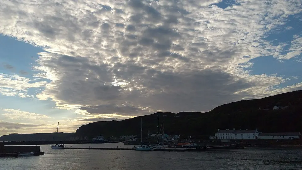 Rathlin Island destination photo: Rathlin Island Harbour and Manor House