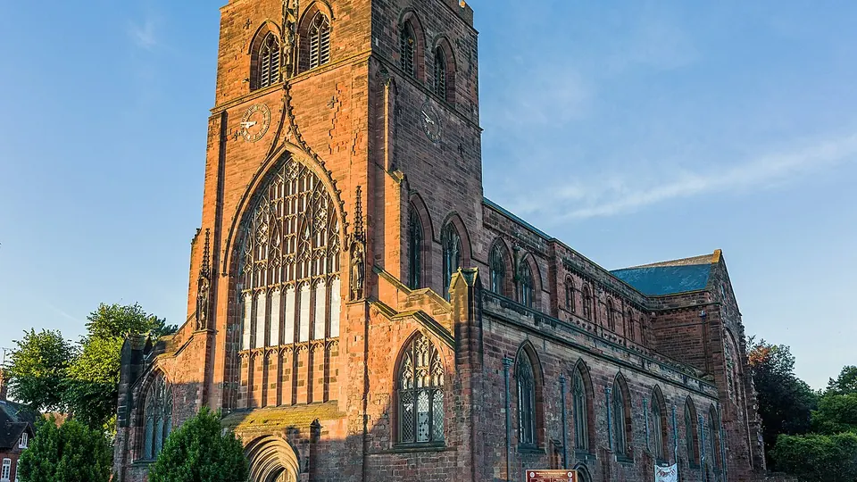Shrewsbury destination photo: Shrewsbury Abbey Exterior, Shropshire, UK - Diliff