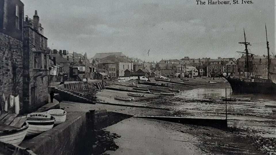 St Ives, Cornwall destination photo: Postcard St Ives Harbour CORNWALL (50627595982)