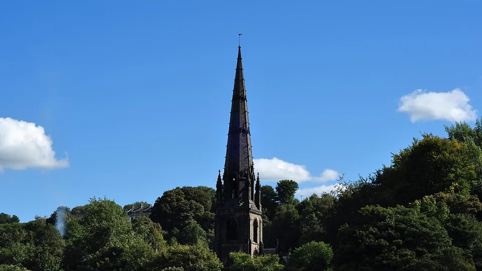 Todmorden destination photo: Spire of the Unitarian Church, Todmorden