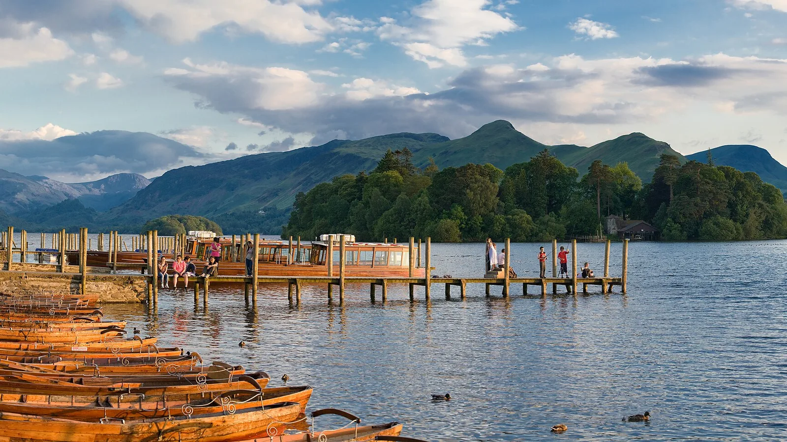 Lake District and Windermere, England destination view