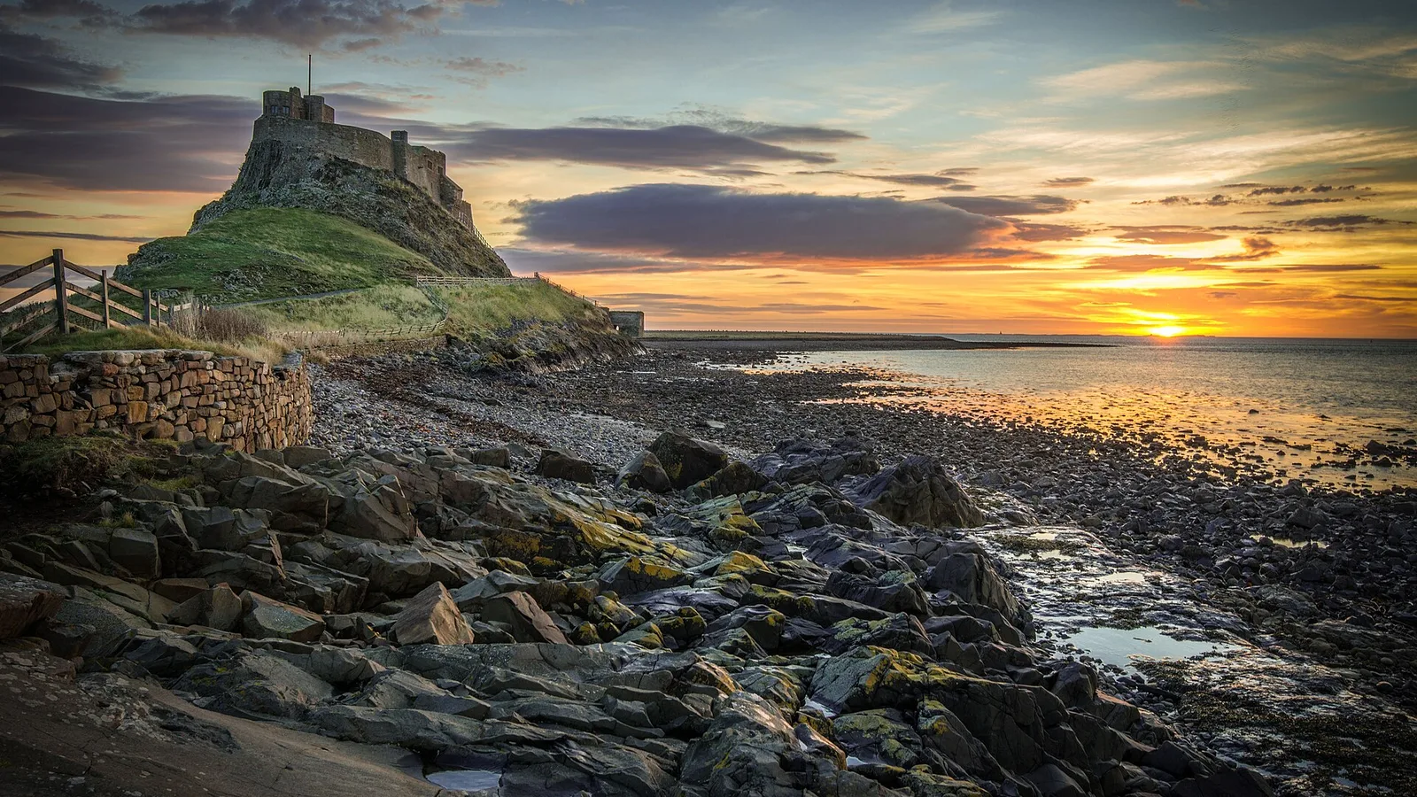 Lindisfarne / Holy Island, England destination view